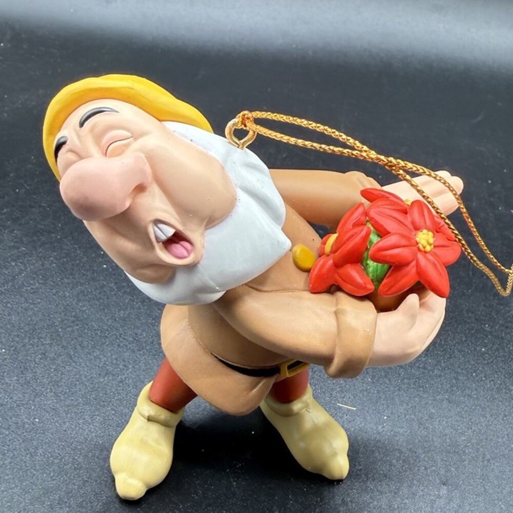 Grolier Walt Disney Sneezy Presidents Edi Ornament From Snow White No Box LO14